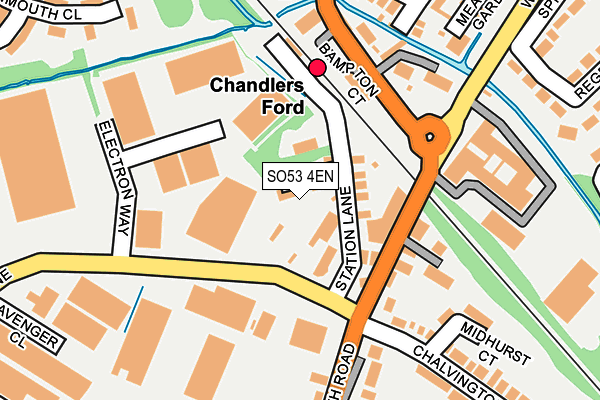 SO53 4EN map - OS OpenMap – Local (Ordnance Survey)