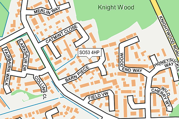 SO53 4HP map - OS OpenMap – Local (Ordnance Survey)