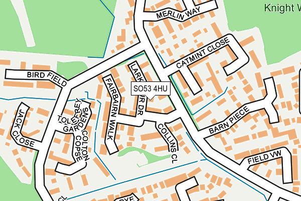 SO53 4HU map - OS OpenMap – Local (Ordnance Survey)