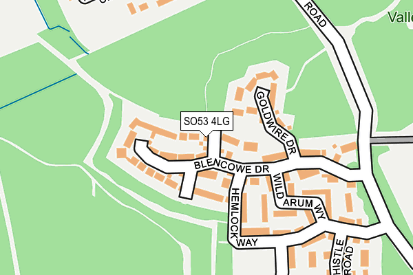 SO53 4LG map - OS OpenMap – Local (Ordnance Survey)