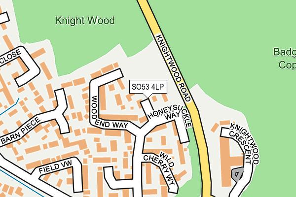 SO53 4LP map - OS OpenMap – Local (Ordnance Survey)