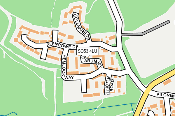 SO53 4LU map - OS OpenMap – Local (Ordnance Survey)