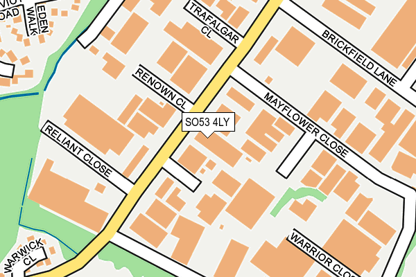 SO53 4LY map - OS OpenMap – Local (Ordnance Survey)