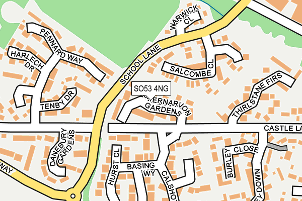 SO53 4NG map - OS OpenMap – Local (Ordnance Survey)
