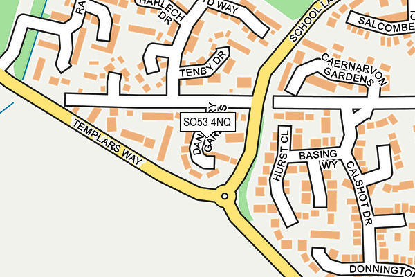 SO53 4NQ map - OS OpenMap – Local (Ordnance Survey)