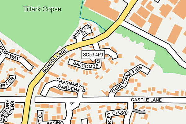 SO53 4PJ map - OS OpenMap – Local (Ordnance Survey)