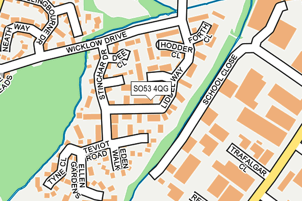 SO53 4QG map - OS OpenMap – Local (Ordnance Survey)