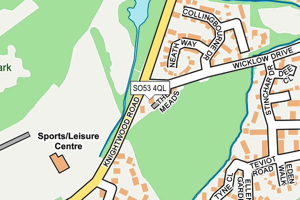 SO53 4QL map - OS OpenMap – Local (Ordnance Survey)