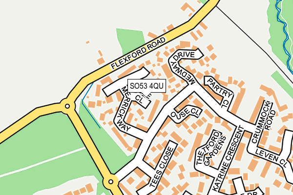 SO53 4QU map - OS OpenMap – Local (Ordnance Survey)