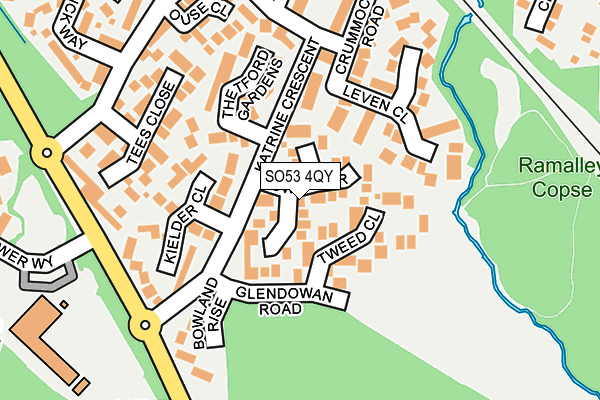 SO53 4QY map - OS OpenMap – Local (Ordnance Survey)