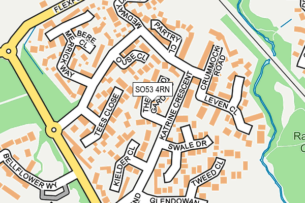 SO53 4RN map - OS OpenMap – Local (Ordnance Survey)