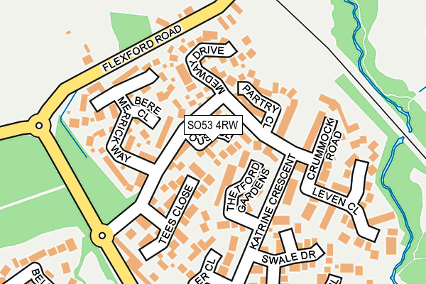 SO53 4RW map - OS OpenMap – Local (Ordnance Survey)