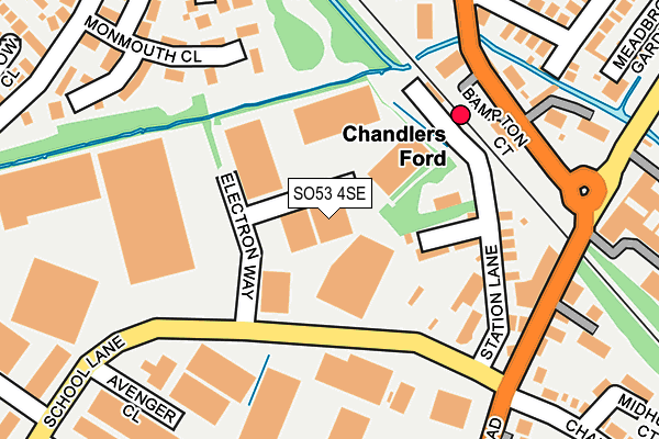 SO53 4SE map - OS OpenMap – Local (Ordnance Survey)