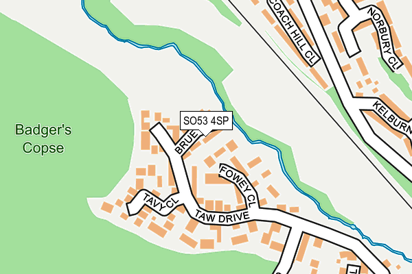 SO53 4SP map - OS OpenMap – Local (Ordnance Survey)