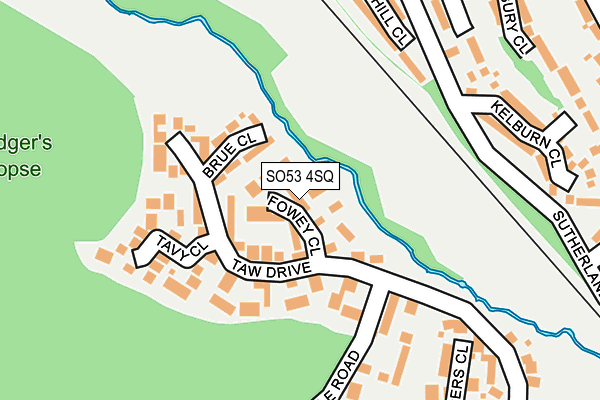 SO53 4SQ map - OS OpenMap – Local (Ordnance Survey)