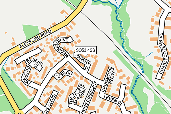 SO53 4SS map - OS OpenMap – Local (Ordnance Survey)