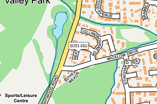 SO53 4SU map - OS OpenMap – Local (Ordnance Survey)