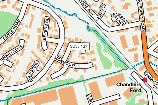 SO53 4SY map - OS OpenMap – Local (Ordnance Survey)