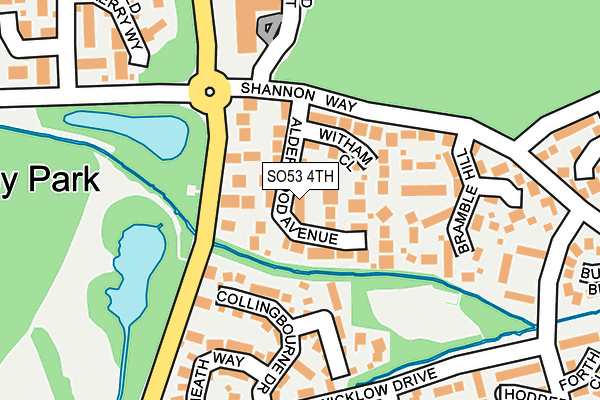 SO53 4TH map - OS OpenMap – Local (Ordnance Survey)