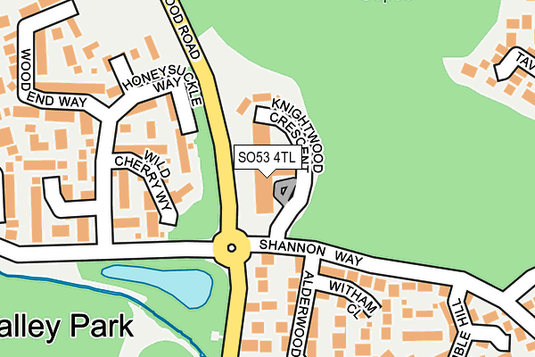 SO53 4TL map - OS OpenMap – Local (Ordnance Survey)