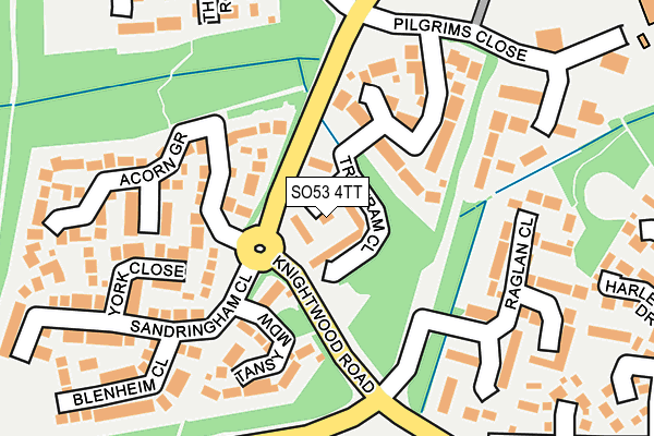 SO53 4TT map - OS OpenMap – Local (Ordnance Survey)