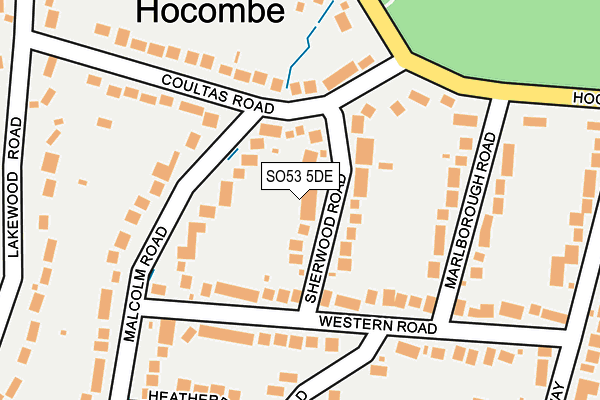 SO53 5DE map - OS OpenMap – Local (Ordnance Survey)