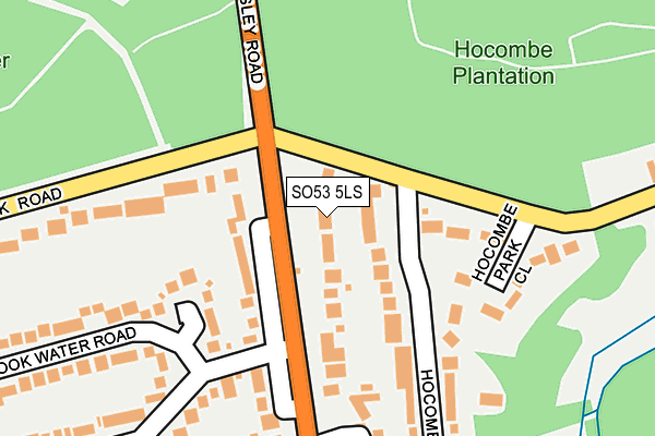 SO53 5LS map - OS OpenMap – Local (Ordnance Survey)