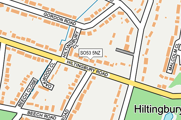 SO53 5NZ map - OS OpenMap – Local (Ordnance Survey)