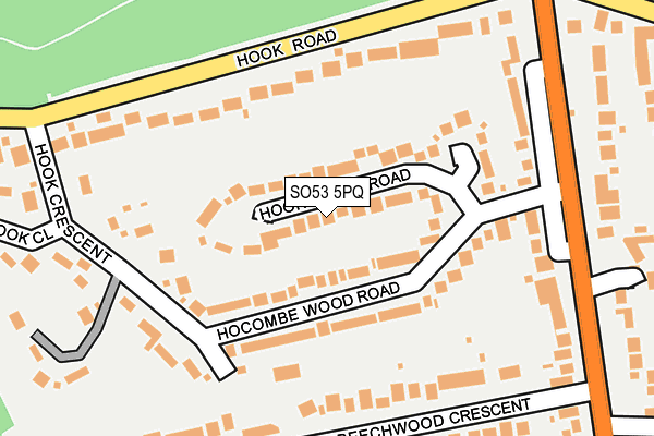 SO53 5PQ map - OS OpenMap – Local (Ordnance Survey)