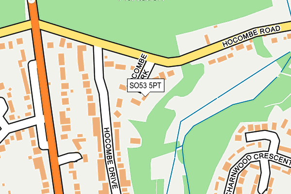 SO53 5PT map - OS OpenMap – Local (Ordnance Survey)