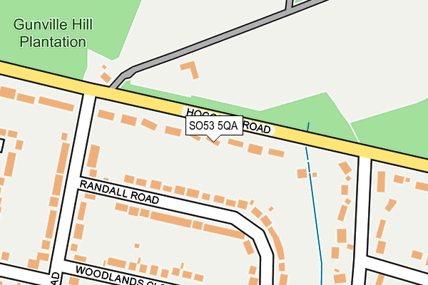 SO53 5QA map - OS OpenMap – Local (Ordnance Survey)