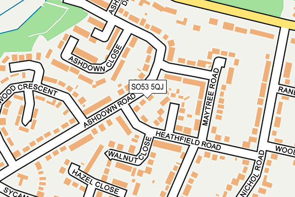 SO53 5QJ map - OS OpenMap – Local (Ordnance Survey)