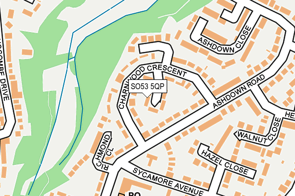 SO53 5QP map - OS OpenMap – Local (Ordnance Survey)