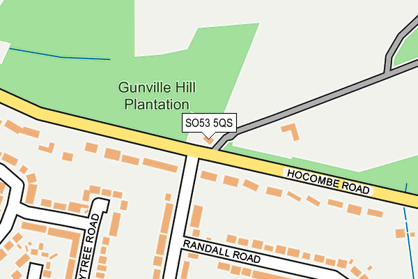 SO53 5QS map - OS OpenMap – Local (Ordnance Survey)
