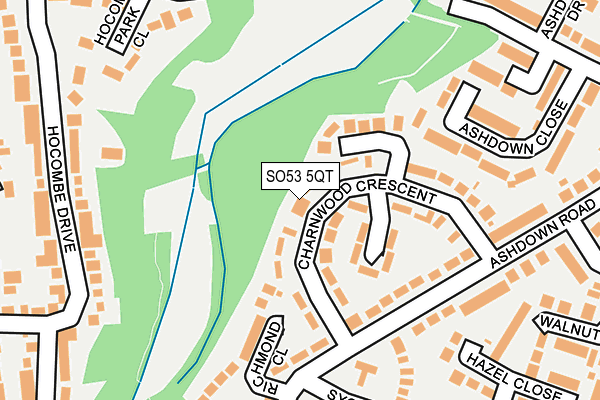 SO53 5QT map - OS OpenMap – Local (Ordnance Survey)