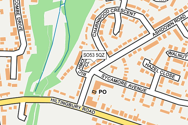 SO53 5QZ map - OS OpenMap – Local (Ordnance Survey)