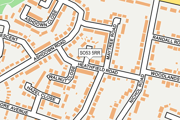 SO53 5RR map - OS OpenMap – Local (Ordnance Survey)