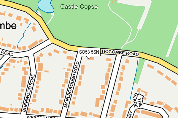 SO53 5SN map - OS OpenMap – Local (Ordnance Survey)