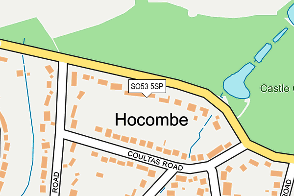 SO53 5SP map - OS OpenMap – Local (Ordnance Survey)