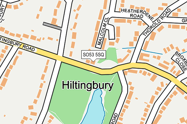 SO53 5SQ map - OS OpenMap – Local (Ordnance Survey)