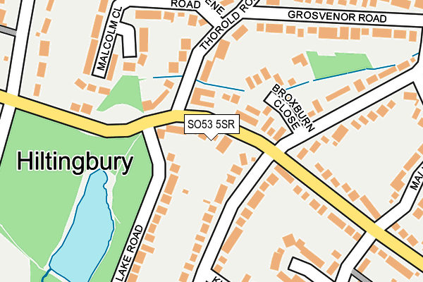 SO53 5SR map - OS OpenMap – Local (Ordnance Survey)