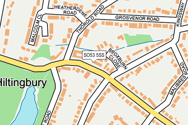 Map of HEALING THERAPY LTD at local scale