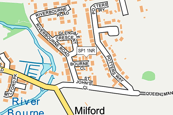 SP1 1NR map - OS OpenMap – Local (Ordnance Survey)