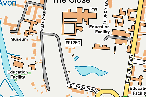 SP1 2EG map - OS OpenMap – Local (Ordnance Survey)