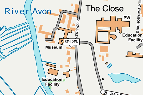 SP1 2EN map - OS OpenMap – Local (Ordnance Survey)
