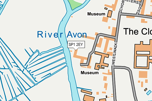 SP1 2EY map - OS OpenMap – Local (Ordnance Survey)