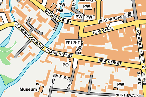 SP1 2NT map - OS OpenMap – Local (Ordnance Survey)