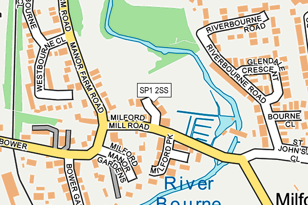 SP1 2SS map - OS OpenMap – Local (Ordnance Survey)