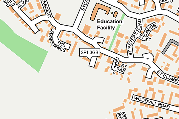 SP1 3GB map - OS OpenMap – Local (Ordnance Survey)