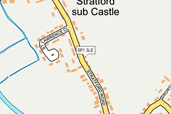 SP1 3LE map - OS OpenMap – Local (Ordnance Survey)